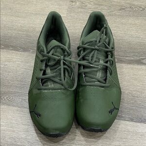 Puma Men's Olive Green Sneakers
